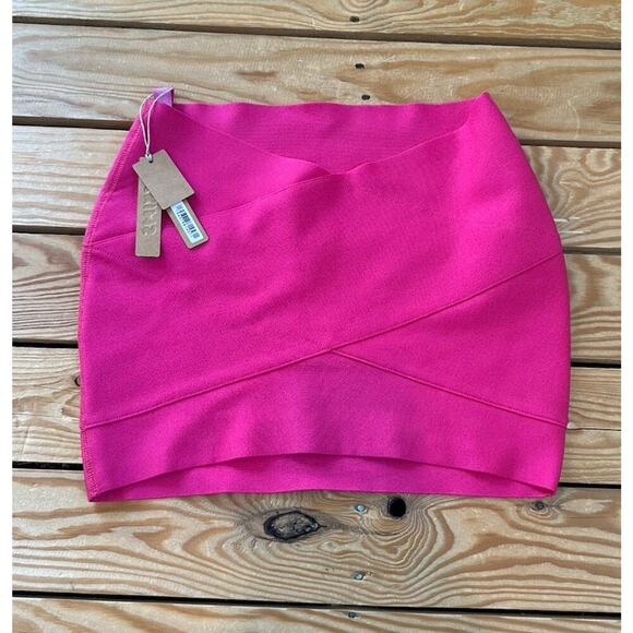 NWT Skims Knit Swim Bandeau Top & Skirt Set Size S/M Women’s Pink - Picture 9 of 15